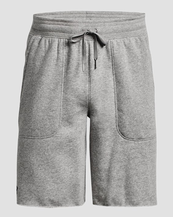 Men's UA Hustle Fleece Shorts, Gray, pdpMainDesktop image number 4